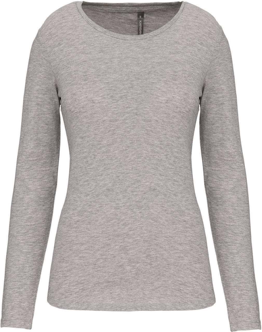 LADIES LONG-SLEEVED CREW NECK T-SHIRT