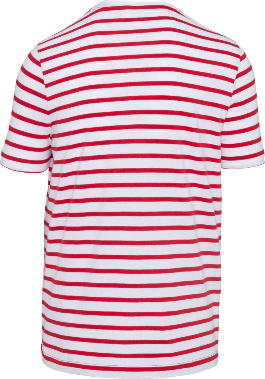 STRIPED SHORT SLEEVE SAILOR T-SHIRT WITH POCKET