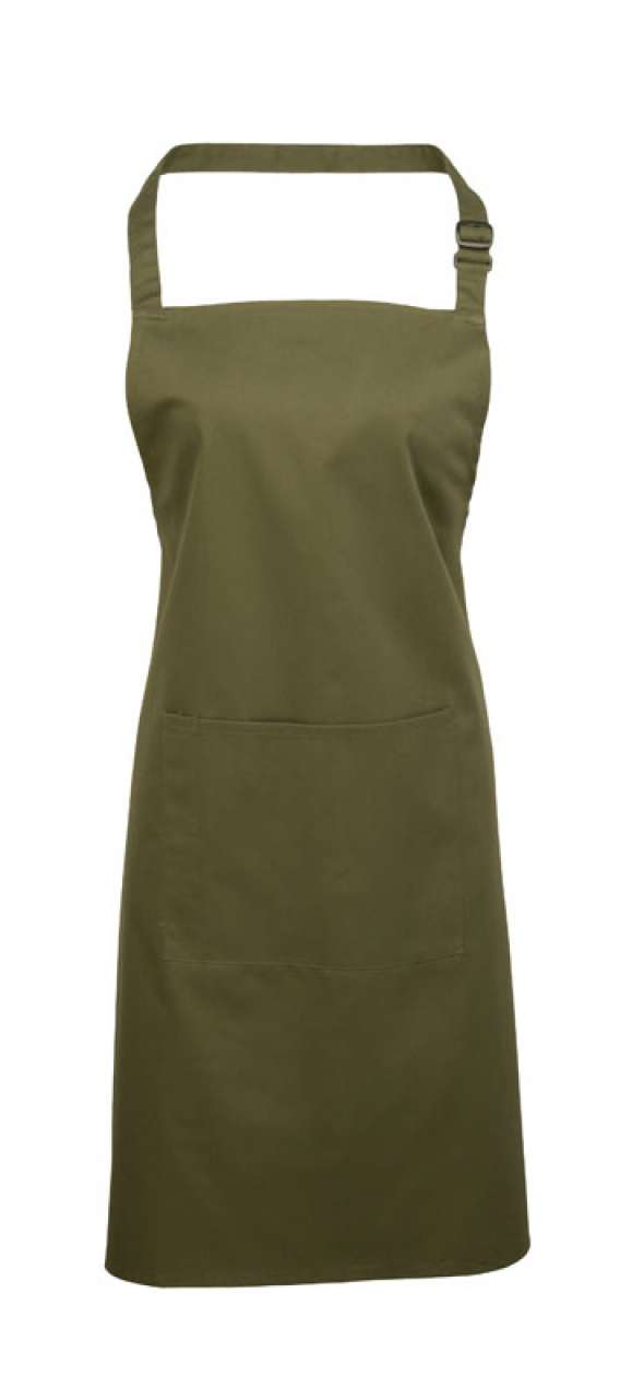 'COLOURS COLLECTION’ BIB APRON WITH POCKET